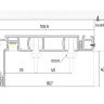 Профиль карниз KRAAB Slott Parsek двухрядный, черный (2-3 м) Профиль карниз KRAAB Slott Parsek двухрядный, черный (2-3 м)